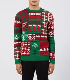 Crazy men's novelty jumper.