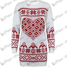 Women's Christmas jumper dress.