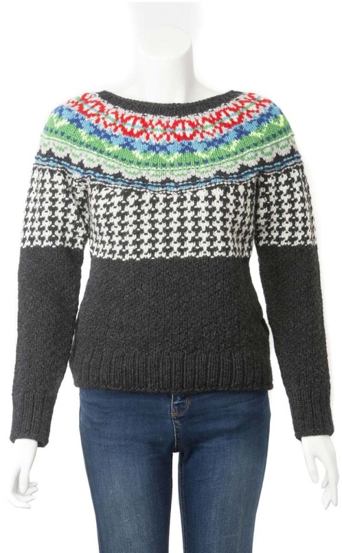 Ladies winter knit jumper.
