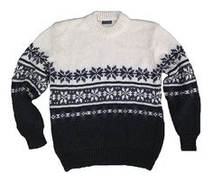 Men's chunky knit Christmas jumper.