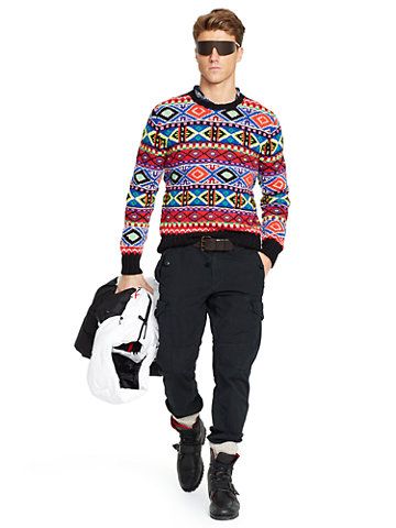 Men's Ralph Lauren Christmas jumper.