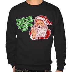 Rock out with you stocking out - rude Christmas jumper