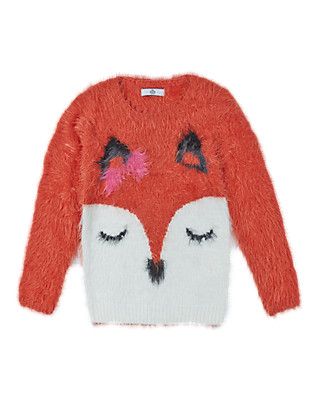 Fox design Christmas jumper