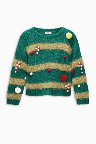 Childrens Christmas jumper - Christmas tree design