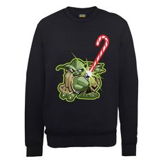 Star Wars Christmas jumper - Yoda candy cane sweatshirt