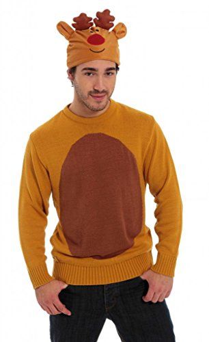 Unisex reindeer jumper - men's version