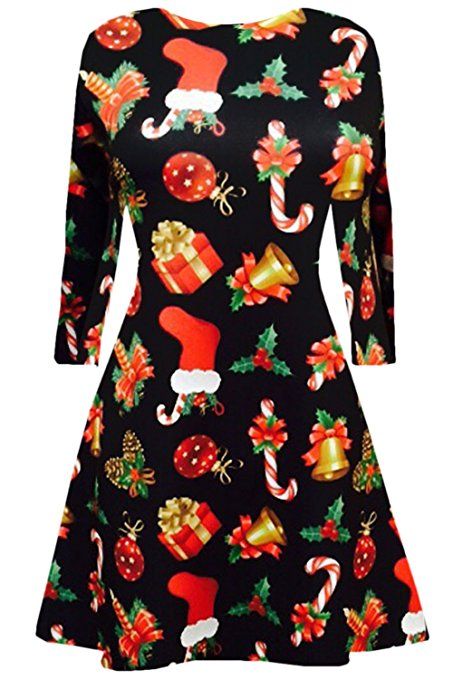 christmas swing dress