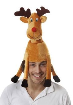 Rudolf reindeer Christmas hat