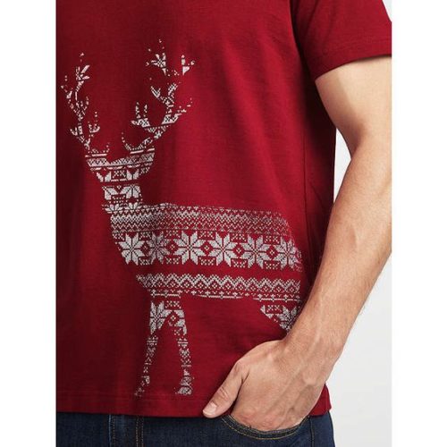 Fairisle reindeer t-shit