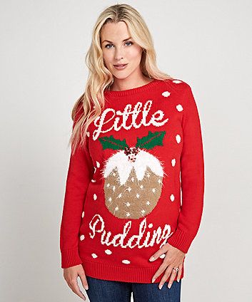 Little pudding Christmas maternity dress