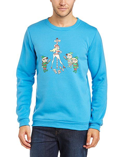 Mrs Claus pole dancing for elves rude Christmas jumper