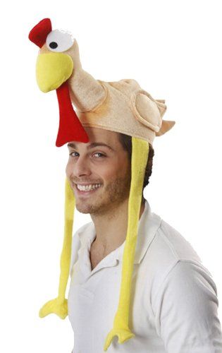 Christmas turkey funny hat with long legs