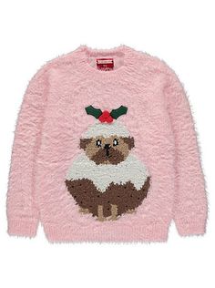 Christmas pudding kids jumper
