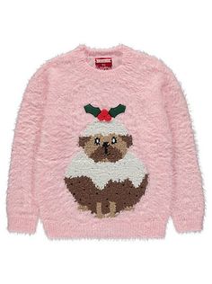 Christmas pudding kids jumper