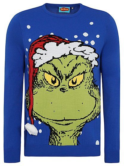 Dr. Seuss design Christmas jumper- The Grinch design