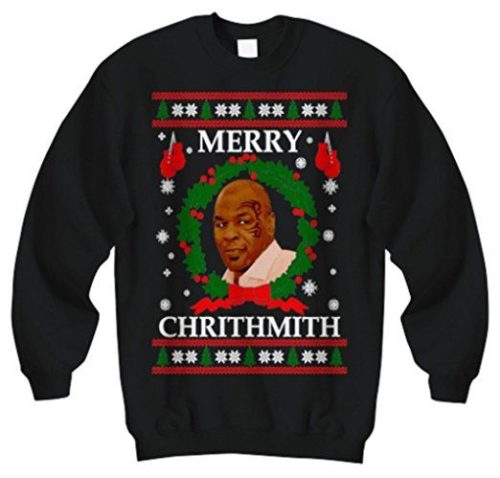 Merry Chrithmith - Mike Tyson Christmas jumper