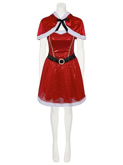 Mrs Santa, two piece fancy dress costume