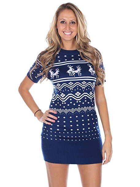 Reindeer conga, Christmas jumper dress