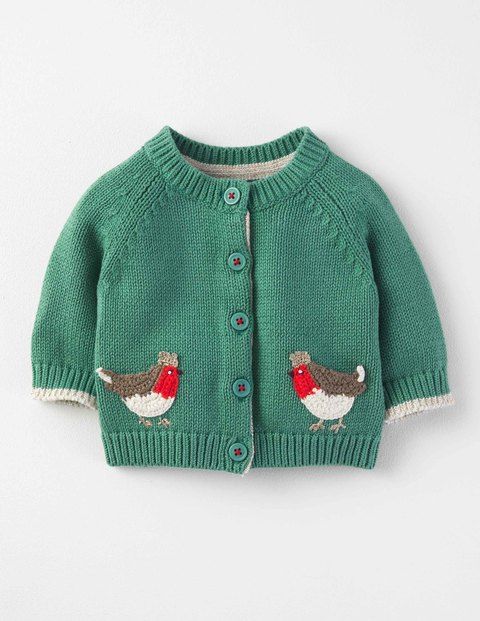 Baby Christmas jumper Robin design cardigan Children s Christmas Jumpers Christmas Jumpers Christmas Jumpers