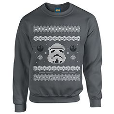 Storm trooper design Star Wars xmas jumper