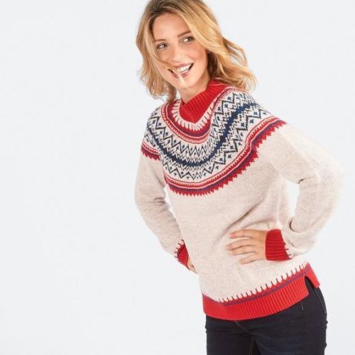 Women's fairisle Christmas jumper from FatFace