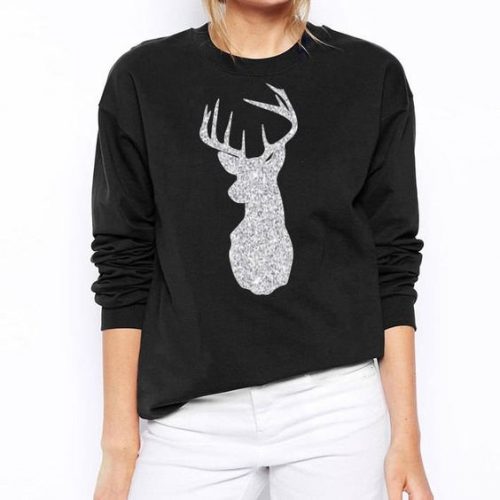 Glitter Reindeer Jumper