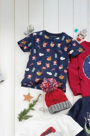 Kids Festive Print T-Shirt