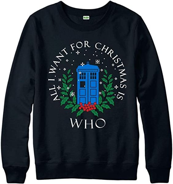 All I want for Christmas is Who design jumper