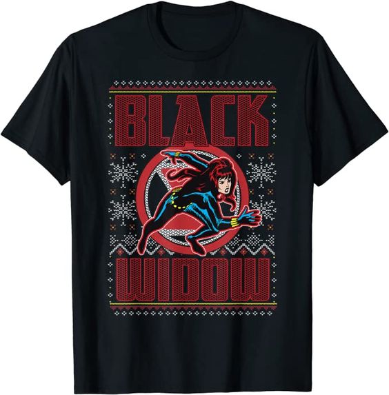 Christmas design Black Widow t-shirt ⋆ Amazon, Black Christmas jumpers, Christmas  T-Shirts, Geek, Superhero Christmas Jumpers ⋆ Christmas Jumpers