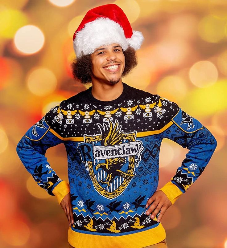 Harry Potter Ravenclaw design Christmas jumper