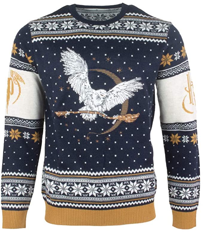 Hedwig knitted Christmas jumper