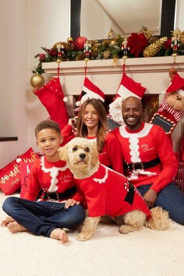 AKA Textile Big Pud Little Pud Christmas Sweater Set – Funny Matching Father And Son Jumpers – Polyester/Cotton