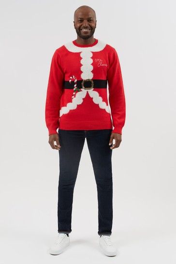 matching Santa jumper - his design