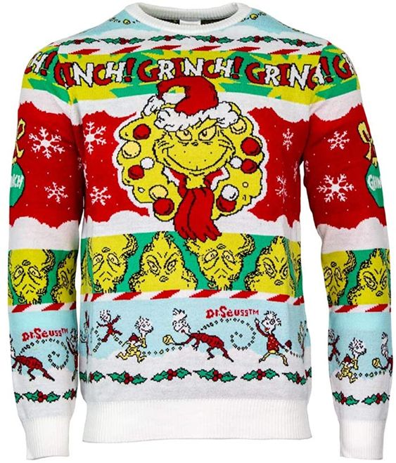 Numskull Unisex Official Star Trek 'Beam Me Up Ugly Novelty Sweater Gift Santa!' Knitted Christmas Jumper for Men or Women