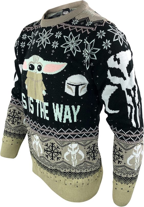 This is the way Mandalorian themed Christmas jumper