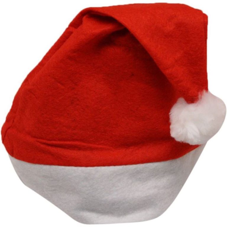 12pcs Red/White Christmas Felt Hat Santa Costume Accessories from Debenhams