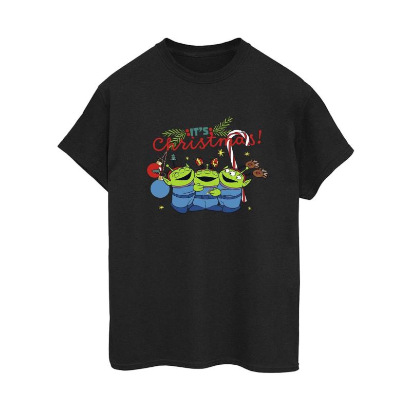 Aliens Cotton Boyfriend Christmas T-Shirt from Debenhams