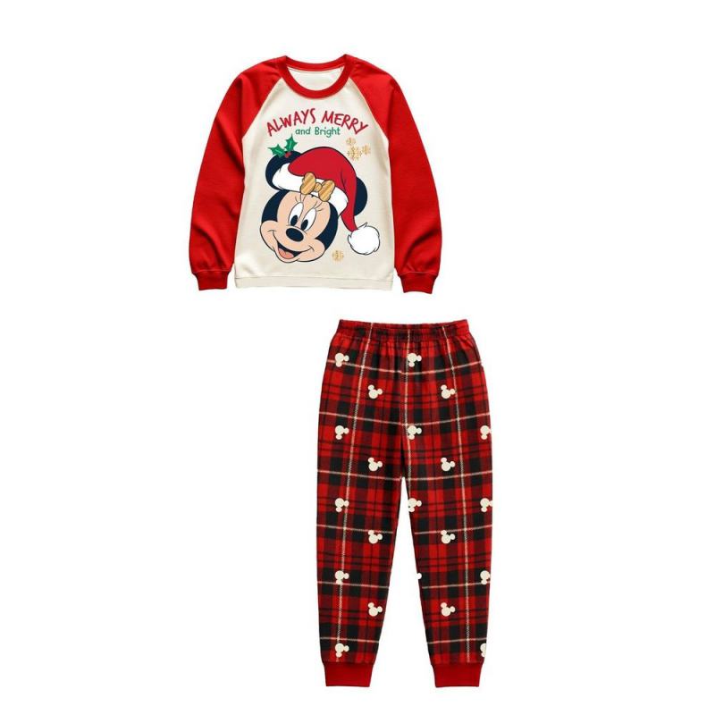 Always Merry And Bright Minnie Mouse Christmas Long Pyjama Set from Debenhams