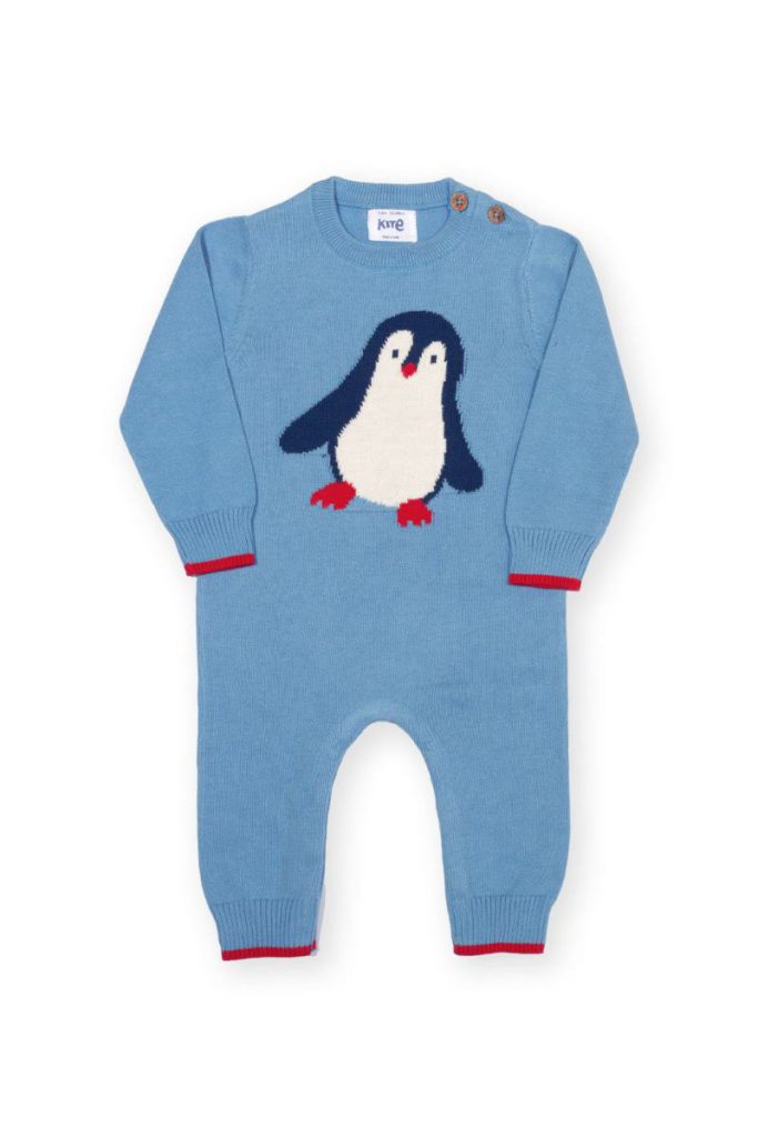 Baby Penguin Parade Knit Romper Christmas jumper from Debenhams