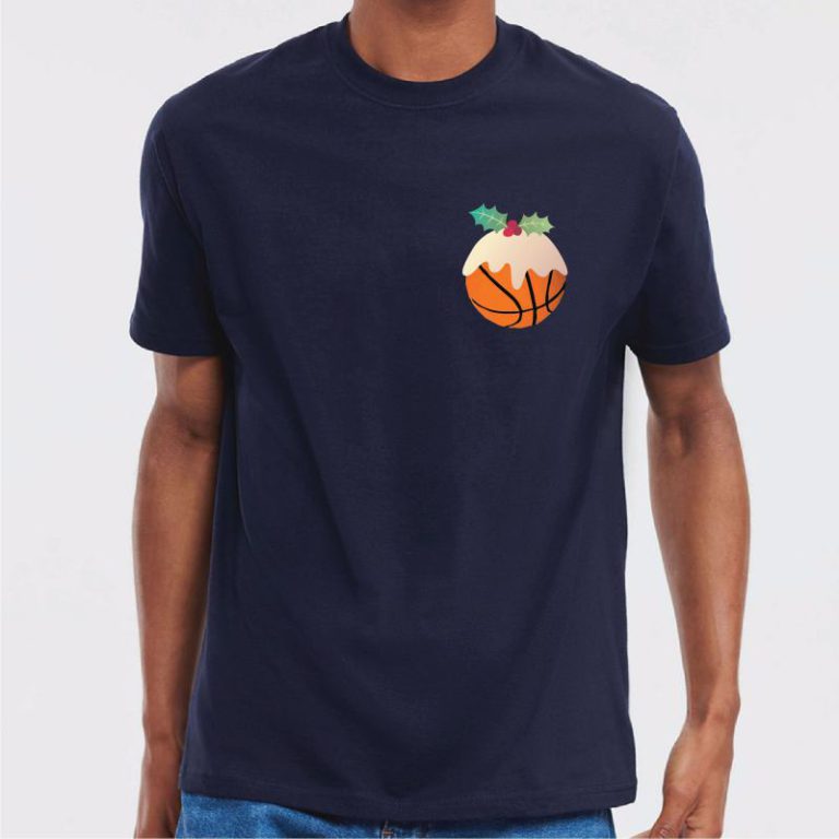 Basketball Christmas Pudding T Shirt from Debenhams