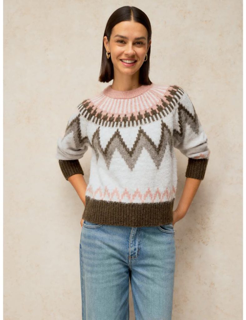 Blurred Fair Isle Jumper Christmas jumper from Marks & Spencer