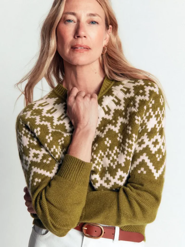 Boden Mae Fair Isle Jumper, Cross Country Christmas jumper from John Lewis