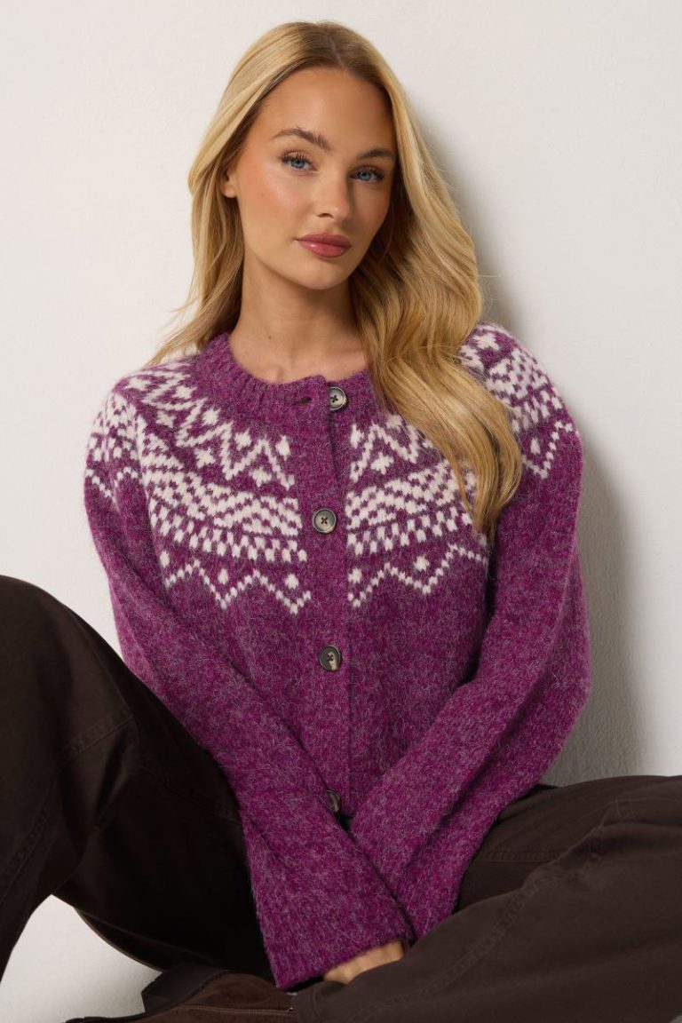 Button Up Fair Isle Cardigan Christmas jumper from Debenhams