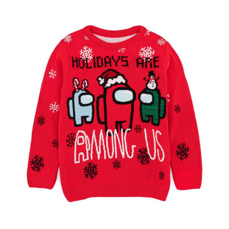 Christmas Jumper | Red | Official Merch from Debenhams