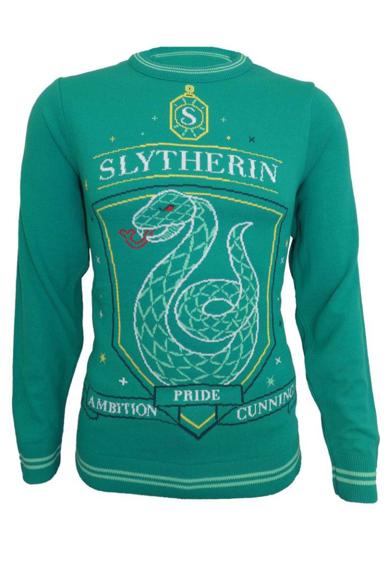 Christmas Jumper Slytherin Crest Unisex Ugly Sweater from Debenhams