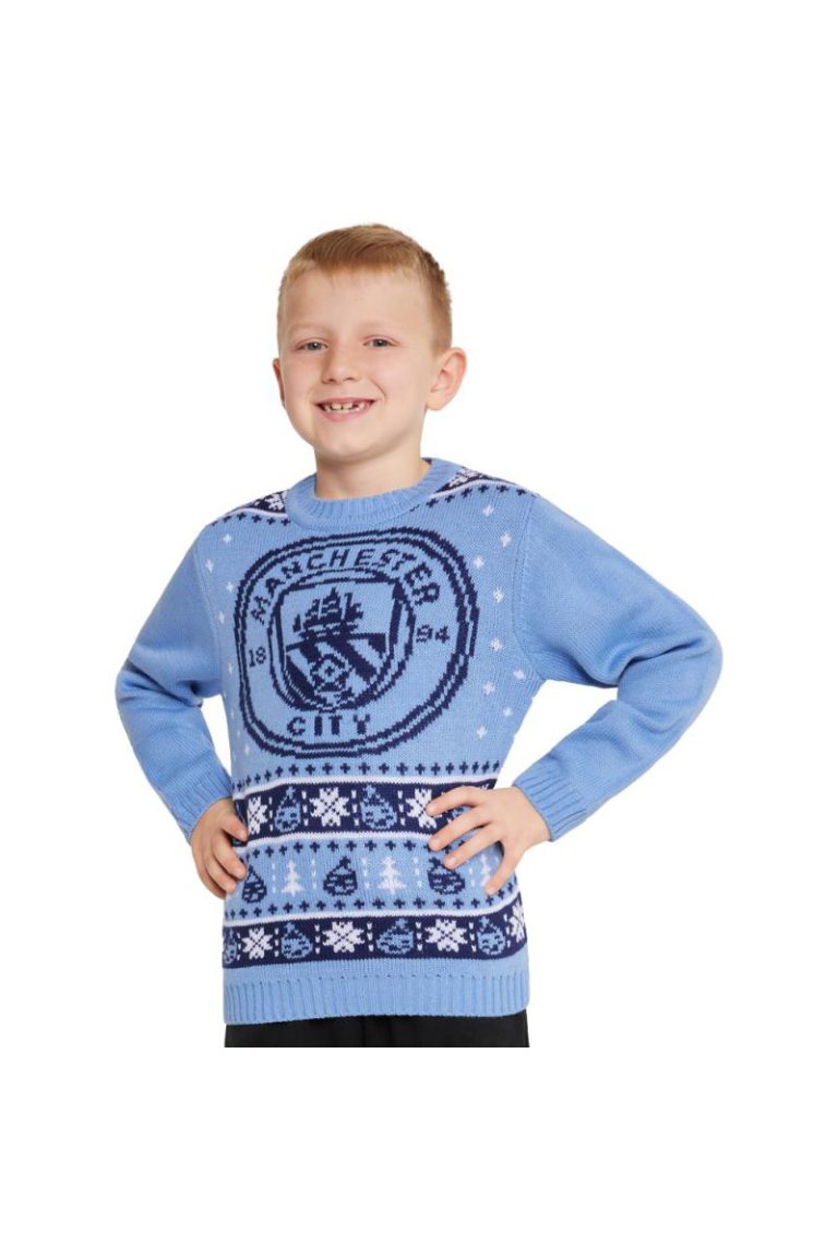 Christmas Jumper Warm Cosy Football Xmas Jumper Pullover Top from Debenhams