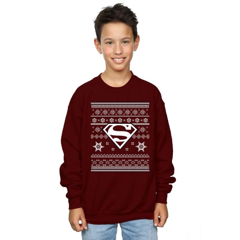 Christmas Knit Superman Sweatshirt from Debenhams