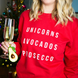 Christmas List Personalised Unisex Christmas Jumper Sweatshirt from Not On The High Street