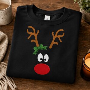 Christmas Reindeer Face Jumper Gift from Not On The High Street