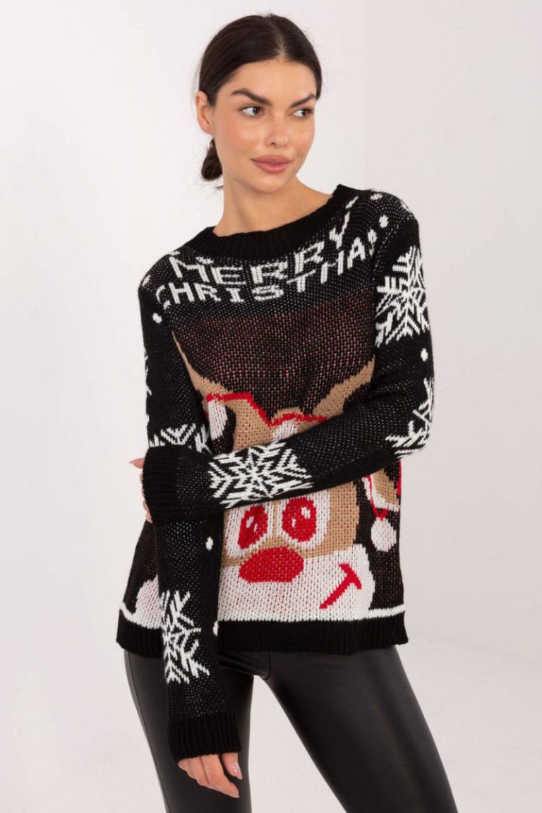 Christmas Snowflake Acrylic Casual Sweater from Debenhams